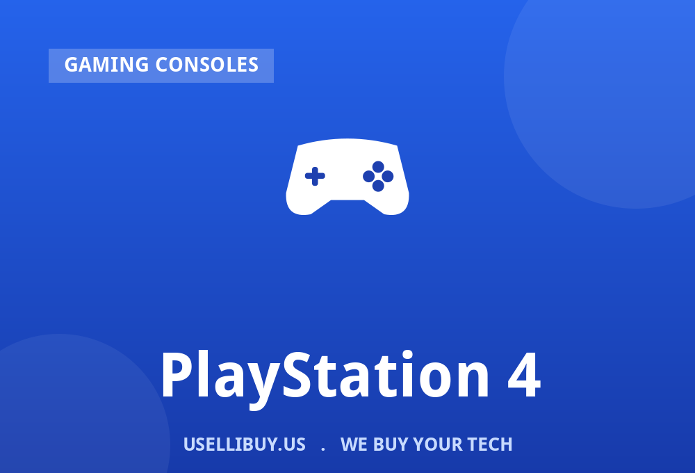 Sell your PlayStation 4 for cash